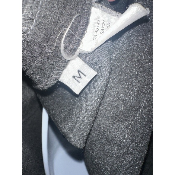 Shop‎ Meg Charcoal Grey Wool Feel V Neck Dress 3/4 Sleeve EUC Size M - Picture 5 of 6